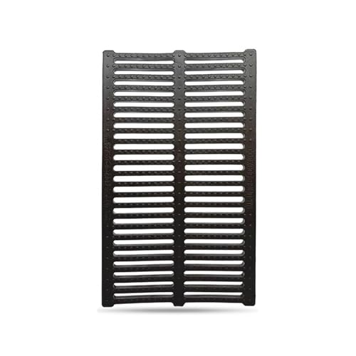 ZNQNDSR Kunststoff-Entwässerungsgitter Mit Anti-Rutsch-Granulat, 19,7 Zoll Lange Außen-Entwässerungsgitterabdeckung Für Hof, Garage, Garten, Auffahrt(19.7x11.8x0.8in) von ZNQNDSR