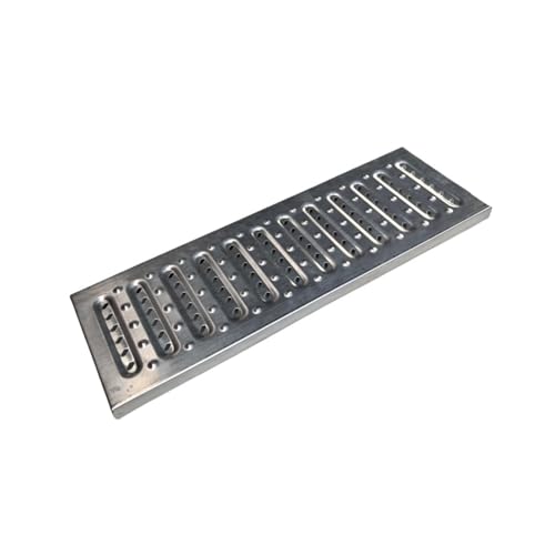 ZNQNDSR Outdoor Drain Grate Cover 304 Edelstahl Drainage Roste Für Yard Garage Garten Auffahrt Gehwege(22.8x11.8x0.98in) von ZNQNDSR