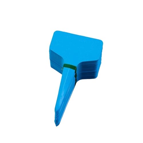 100 Stück T-Typ Gartenbau-Kunststoffetiketten Simplicity Blumensamen-Pflanzenetiketten können beschriftet werden Pflanzenmarkierungen Für Gemüse, Kräuter(Blue) von ZNTIHZ