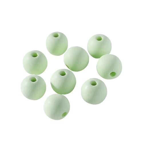 30/50/100pc Runde BeadsLoose Spacer Perlen for Schmuck machen DIY handgemachte Armbänder Zubehör Für Makramee Basteln(Green,8mm x 50pcs) von ZNTIHZ