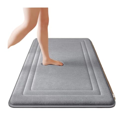 ZNTIHZ Badezimmertür-Wasseraufnahme, schnelltrocknende Fußpolster for den Haushalt, rutschfeste Fußmatten, verdickte, schmutzabweisende kleine Matte Für Dusche, Badewannen ZNTIHZ Badezimmertür-Wasseraufnahme, schnelltrocknende Fußpolster for den Haushalt, rutschfeste Fußmatten, verdickte, schmutzabweisende kleine Matte Für Dusche, Badewannen von ZNTIHZ