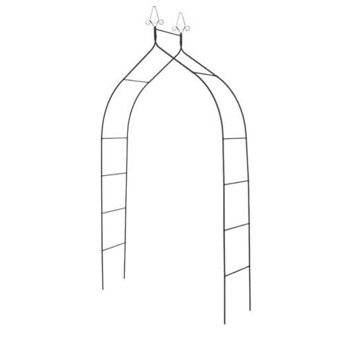 ZNTIHZ Gartenbogen 1 stück Metall Gartenbogen Rose Arbor Kletterpflanze Rahmen Luftballons Torbogen Hochzeit Geburtstag Party Arch Stehen Rasen Hof Dekor Für Hinterhof von ZNTIHZ