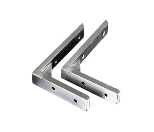 ZNTIHZ Regalhalterung 2 stücke 6-20 Zoll Verdickte Edelstahl Dreieck Halterung Unter Marmor Arbeitsplatte Unterstützung Waschbecken Regal Halterung Hardware(8-Inch200mm) von ZNTIHZ