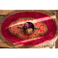 Handgemachte Rubious Samt Mit Li von ZNeedleworks