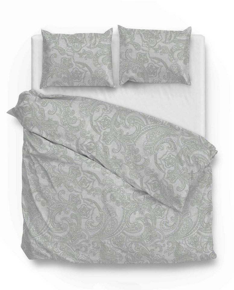 ZO HOME Bettwäsche Zo! Home Cotton Bettwäsche 200x200 Paisley di Lino Dove grey silber, Baumwolle, 3 teilig ZO HOME Bettwäsche Zo! Home Cotton Bettwäsche 200x200 Paisley di Lino Dove grey silber, Baumwolle, 3 teilig von ZO HOME