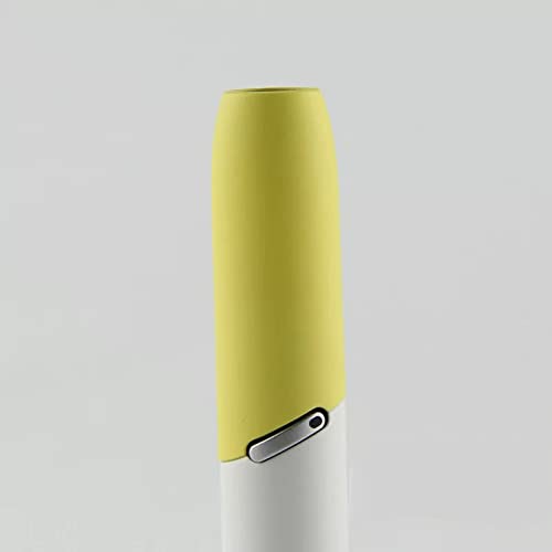 E-Zigarette Top Cap kompatibel für IQOS 3.0 Duo, Schutzhülle für E-Zigaretten-Hülle, Halter für elektronische Zigarette, Aufbewahrungstasche, tragbare Aluminiumlegierung, Taschenbox (04 gelb) von ZOANCC