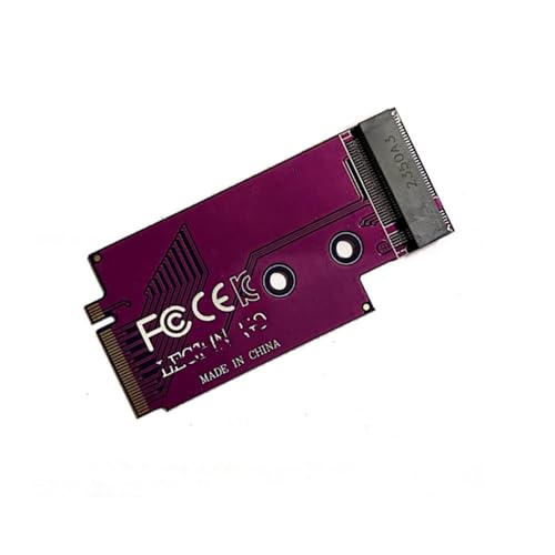 ZOANCC SSD-Adapter Modifizierte Übertragungsplatine Kompatibel für Legion Go, NVME M.2 2242 bis 2280 Festplattenkarten-Zubehör Game Drive Converter Board Schnittstellenstecker (Lila) von ZOANCC