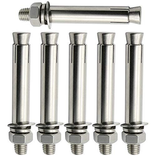 Expansionsschrauben Ankerschrauben, Expansion Bolts,Anchor Bolts,6 Pieces Expansion Screw Bolts - Stainless Steel External Hex Nut Expansion Sleeve hor Bolt Heavy Duty Fixing hors, Expansionsschrauben Ankerschrauben, Expansion Bolts,Anchor Bolts,6 Pieces Expansion Screw Bolts - Stainless Steel External Hex Nut Expansion Sleeve hor Bolt Heavy Duty Fixing hors, von ZOAPDEBCE