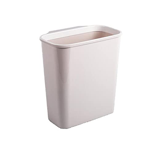 Mülleimer Abfalleimer, Hängender Mülleimer, Schrank-Mülleimer mit Müllsackhalter für Schranktür, Mülleimer für Küche, Bad(Beige) von ZOAPDEBCE