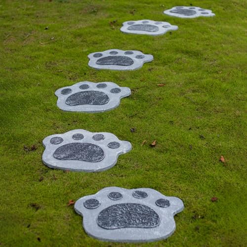 Runde Trittsteine dekorative Gartensteine, Trittleiter für Gartenweg(6PCS) von ZOAPDEBCE