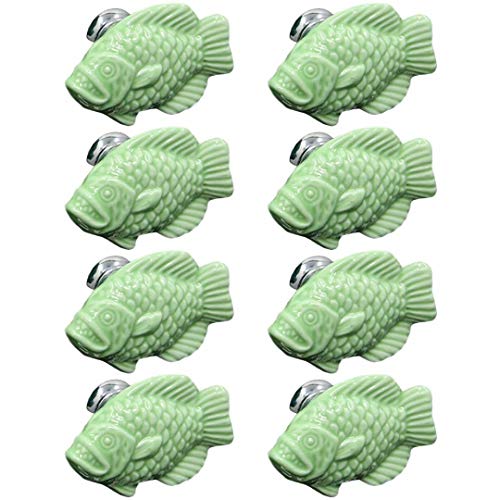 ZOAPDEBCE Keramikschrankknöpfe Schublade Pull -Griffe, Moderne Schrankschublade(Green) von ZOAPDEBCE