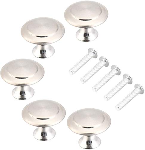 ZOAPDEBCE Keramikschrankknöpfe Schublade Pull -Griffe, Runder Schubladenknopf aus Keramik im Vintage-Stil(Silver) von ZOAPDEBCE