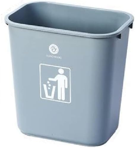 ZOAPDEBCE Mülleimer Mülleimer Mülleimer Große Kapazität des verdickten Korbs ohne Deckel für die Müllsammlung (Gris) von ZOAPDEBCE