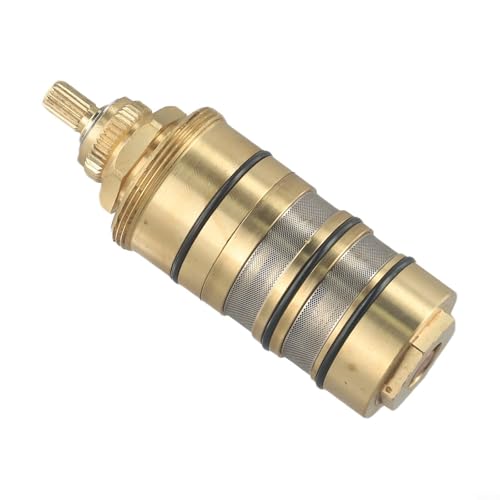 ZOAPDEBCE Thermostatventilkern, Thermostatventilkern, Thermostat-Duschventilkartusche Messing Ersatz ZOAPDEBCE Thermostatventilkern, Thermostatventilkern, Thermostat-Duschventilkartusche Messing Ersatz von ZOAPDEBCE