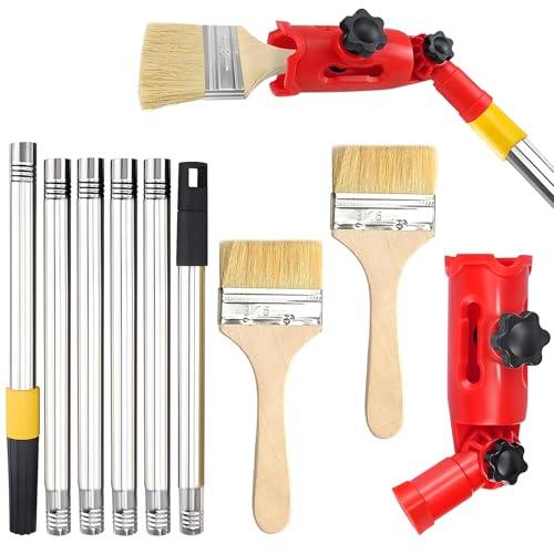 ZOBMIO Mehrwinkel Pinsel Verlängerung Farbpinsel Verlängerung, Multi Angle Paint Brush Extende, Einziehbare Farbroller Verlängerungsstange für Hohe Decken Wände Zier Und Eckenanstrichwerkzeug ZOBMIO Mehrwinkel Pinsel Verlängerung Farbpinsel Verlängerung, Multi Angle Paint Brush Extende, Einziehbare Farbroller Verlängerungsstange für Hohe Decken Wände Zier Und Eckenanstrichwerkzeug von ZOBMIO