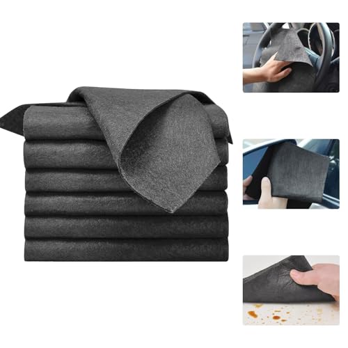 ZOCONE Verdicktes Magisches Reinigungstuch, Magisches Reinigungstücher Wiederverwendbar Magic Cloth Reinigungstuch Magic Cleaning Tuch Mikrofaser Magic Tuch Für Autos, Küche 30 * 30cm (B) von ZOCONE