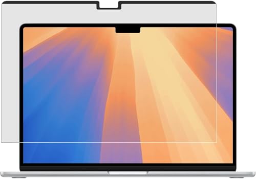 ZOEGAA 360° Magnetischer Blickschutzfolie für MacBook Air 13,6 Zoll(2021-2025,M2 M3 M4), Vierseitig Sichtschutzfolie, Abnehmbarer Anti-Blaulicht Laptop Privacy Screen Sichtschutz Blickschutzfilter von ZOEGAA