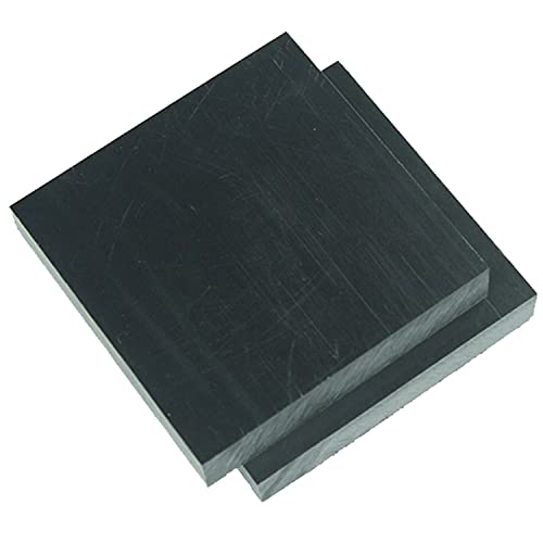 100 x 200 mm POM-Kunststoffplatte, Dicke 8–30 mm, weiß, schwarz, Kunststoffplatten, Hartplastik, Polyoxymethylenplatte for CNC-Modellbrett, DIY-Rohmaterial ( Color : Black , Size : 100*200*20mm ) von ZOENAE
