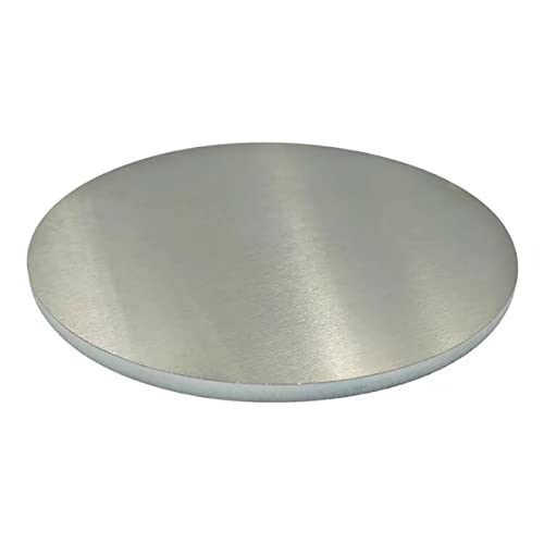 ZOENAE 1 Stück Aluminium-Rundplatte, Durchmesser 200 mm, 300 mm, 1060 Aluminium-Kreisblattscheibe, runde Scheibe, Dicke 1 mm-10 mm, Laserschnitt anpassen (Size : 200 * 10mm) von ZOENAE