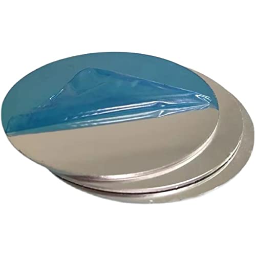 ZOENAE 3 Stück Aluminium-Rundplatte 1060 Aluminium-Kreisblatt-Scheibe Runde Scheibe for DIY Industrielle Fertigung Dicke 0,5 mm (Size : 150mm) von ZOENAE
