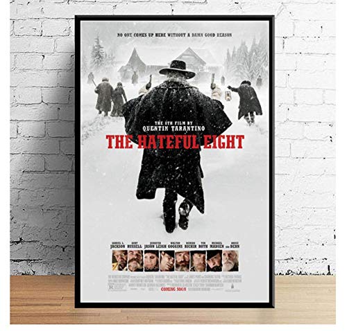 ZOEOPR Leinwand Poster Poster und Drucke The Hateful Eight Classic Film Quentin Tarantino Filmkunst Gemälde Wandbilder Home Decor 50 * 70Cm No Frame von ZOEOPR