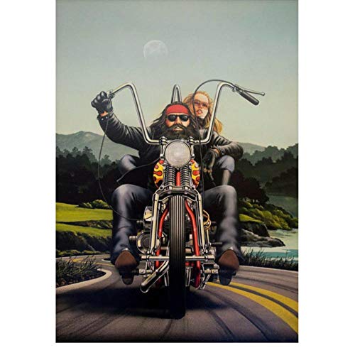 ZOEOPR Plakat David Mann Ghost Rider Plakat Wandkunst Leinwand Malerei Plakat Home Dekoration für Wohnzimmer 50 * 70Cm No Frame von ZOEOPR