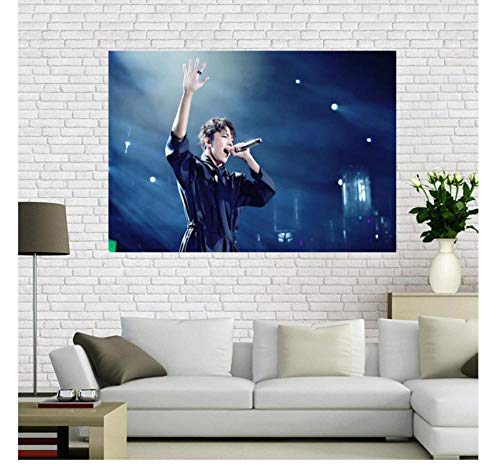 ZOEOPR Plakat Dimash Kudaibergen Plakat Musik Sänger Star Plakate Und Drucke Wandkunst Leinwand Malerei Nordic Modern Home Decoration 50 * 70Cm No Frame von ZOEOPR