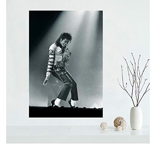 ZOEOPR Plakat Sänger, Musiker, Tänzer Michael Jackson Sternplakat Porträtbilder Plakate und Drucke Leinwandmalerei Kunstwand Wohnkultur 50 * 70cm No Frame von ZOEOPR