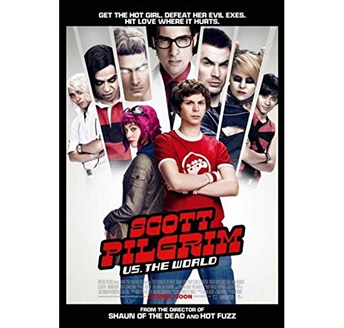 ZOEOPR Plakate Scott Pilgrim Vs. Die World Classic Movie Series Poster Kunstdruck Leinwand Malerei Home Wanddekor Poster und Drucke 50 * 70Cm No Frame von ZOEOPR