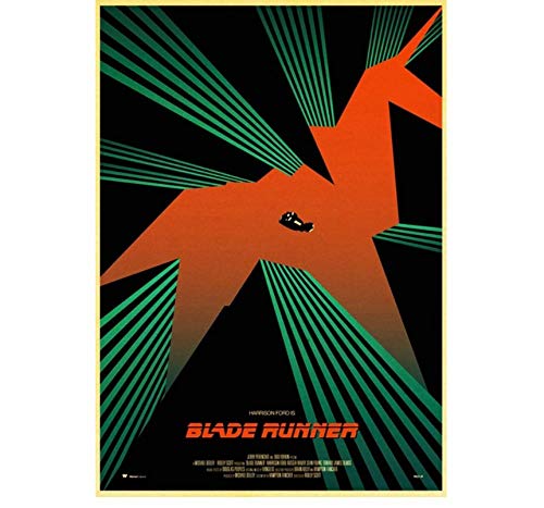 ZOEOPR Poster Film Poster Blade Runner 2049 Filmschauspieler Ryan Gosling und Harrison Ford Portrait Poster Leinwandmalerei Wohnkultur 50 * 70Cm No Frame von ZOEOPR