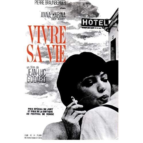 ZOEOPR Poster Vivre Sa Vie Poster Vintage Frankreich Film Film Dekorative Poster Wand Leinwand Aufkleber Home Decor Poster und Drucke 50 * 70Cm No Frame von ZOEOPR