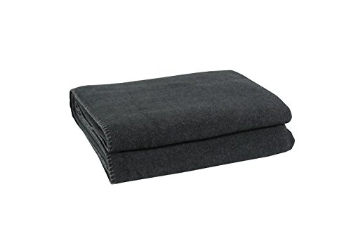 Zoeppritz Soft-Fleecedecke, anthracite 960, 160 x 200 cm von Zoeppritz Since 1828