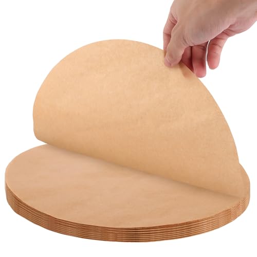 ZOFUN 200 Stück Backpapier Zuschnitte, Ø30cm Backpapier Rund Backpapier Für Heißluftfritteuse Zuschnitte, Airfryer Backpapier Dauerbackfolie Rund für Kuchen, BBQ, Backen, Hamburger, Dessert von ZOFUN