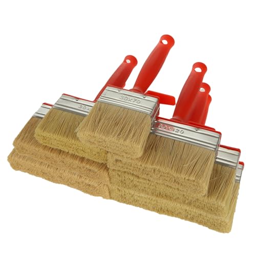 ZOFUN 7-teiliges Zaun-Pinsel-Set, 70/100/120/140/150 mm, verschiedene Größen, Terrassen-Pinsel-Set, leichte Zaunpinsel zum Malen mit Borsten, Kunststoff-Pinsel für Mauerwerk, Pinsel für Holz, Zuhause, ZOFUN 7-teiliges Zaun-Pinsel-Set, 70/100/120/140/150 mm, verschiedene Größen, Terrassen-Pinsel-Set, leichte Zaunpinsel zum Malen mit Borsten, Kunststoff-Pinsel für Mauerwerk, Pinsel für Holz, Zuhause, von ZOFUN