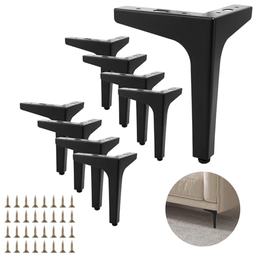 ZOFUN 8 Stück Möbelfüße Schwarz, 17 cm Möbelfüße Metall Sofafüße Metall, Schrankfüsse, Dreieck Tischbeine Schwarz Metallfüße Möbelbeine aus Stahl, Schrankfüße Beine für Stühle Sofa Mit Schrauben ZOFUN 8 Stück Möbelfüße Schwarz, 17 cm Möbelfüße Metall Sofafüße Metall, Schrankfüsse, Dreieck Tischbeine Schwarz Metallfüße Möbelbeine aus Stahl, Schrankfüße Beine für Stühle Sofa Mit Schrauben von ZOFUN