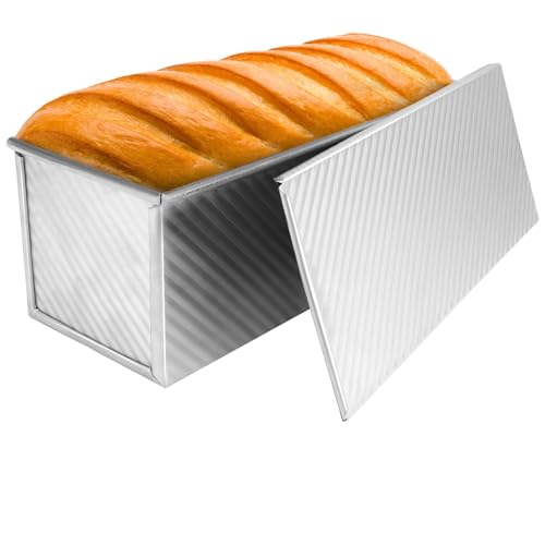 ZOFUN Brotbackform mit Deckel Toastbrot Backform 34.7x13.5x12CM kastenform mit deckel, 1000g Brotbackformen Toastbrotform Antihaft Brotform Kastenform mit Belüftungslöchern für Toast, Brote ZOFUN Brotbackform mit Deckel Toastbrot Backform 34.7x13.5x12CM kastenform mit deckel, 1000g Brotbackformen Toastbrotform Antihaft Brotform Kastenform mit Belüftungslöchern für Toast, Brote von ZOFUN