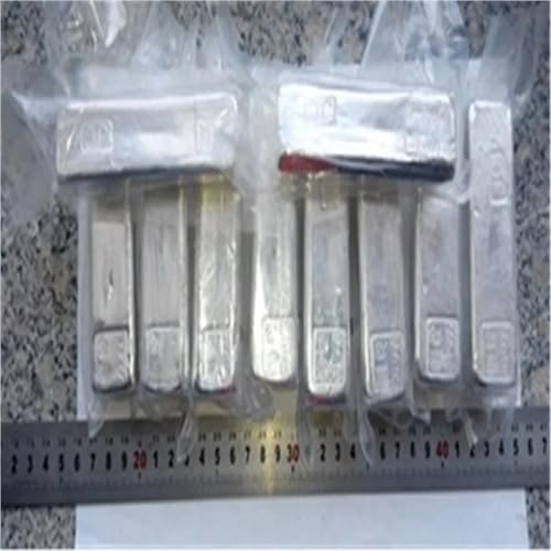 Hochreiner Indium-Barren Indiumblock und Körnung in 99,999% (Farbe: Indiumblock 1 kg) von ZOGUO