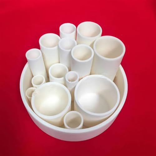 Sintertiegel/zylindrischer Korundtiegel/99% Aluminiumoxidtiegel (Color : 1500ml 125x150mm) von ZOGUO