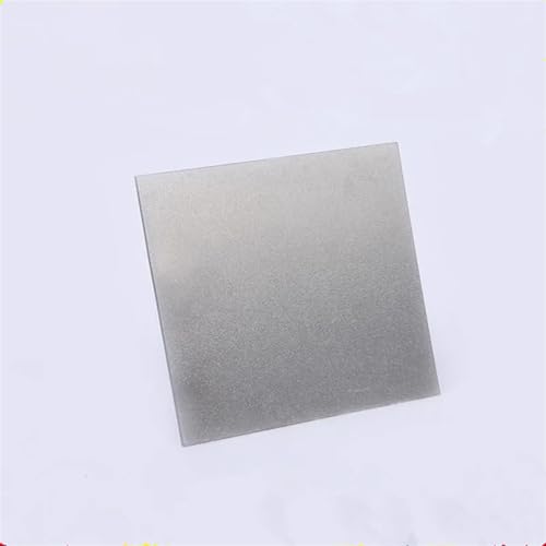 ZOGUO 99,995 % hohe Eisenplatte aus reinem Kohlenstoffstahl, weiches oder hartes Eisenblech, Farbe: 100 x 100 x 3,0 mm, 1 Stück von ZOGUO