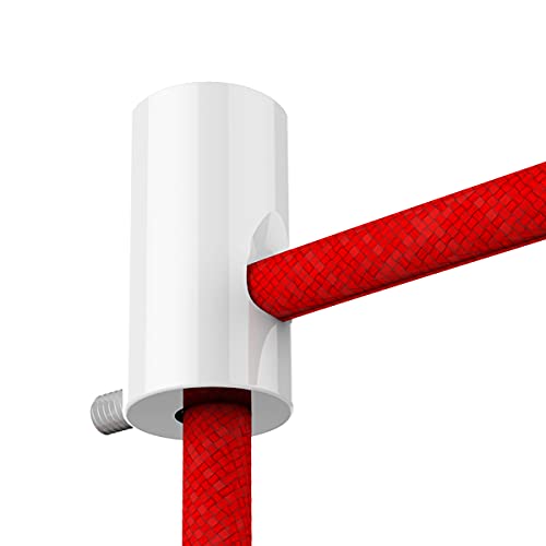 ZOHAR 1 Stück Deckenbefestigung Aufputz-Kabelhalter Wand- und Deckenpins Kabelaufhängung Kabelbefestigung Affenschaukel Kabelhänger mit Schrauben & Dübeln für Textilkabel Lampe DIY Weiß ZOHAR 1 Stück Deckenbefestigung Aufputz-Kabelhalter Wand- und Deckenpins Kabelaufhängung Kabelbefestigung Affenschaukel Kabelhänger mit Schrauben & Dübeln für Textilkabel Lampe DIY Weiß von ZOHAR