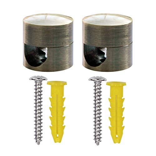 ZOHAR 2 Stück Aluminium Zweiteilige Wand- und Deckenpins für Textilkabel Deckenbefestigung Kabelbefestigung Affenschaukel Kabelhänger Retro Aufputz-Kabelhalter für Lampe DIY mit Schrauben & Dübeln ZOHAR 2 Stück Aluminium Zweiteilige Wand- und Deckenpins für Textilkabel Deckenbefestigung Kabelbefestigung Affenschaukel Kabelhänger Retro Aufputz-Kabelhalter für Lampe DIY mit Schrauben & Dübeln von ZOHAR