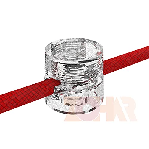 ZOHAR 6 Stück Zweiteilige Wand- und Deckenpins Transparent für Textilkabel Deckenbefestigung Affenschaukel Aufputz-Kabelhalter für Lampe DIY mit Schrauben und Dübeln ZOHAR 6 Stück Zweiteilige Wand- und Deckenpins Transparent für Textilkabel Deckenbefestigung Affenschaukel Aufputz-Kabelhalter für Lampe DIY mit Schrauben und Dübeln von ZOHAR