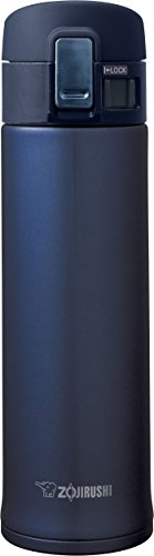 KitchenCraft - Zojirushi Reisebecher/Thermosbecher aus Edelstahl - 480 ml - Smokey Blue 6.7 x 6.7 x 23 cm - Trinkbecher - Coffe-to-go Becher - Travel-Mug - Thermobecher - Isolierbecher von Zojirushi