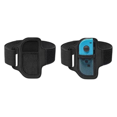 ZOKJSW 2 pcs Beingurte kompatibel mit Switch Sports Soccer Ring Fit Adventure,Verstellbare Beingurt Kompatibel mit Switch OLED Switch Elastisch Gurte für Erwachsene Kinder von ZOKJSW