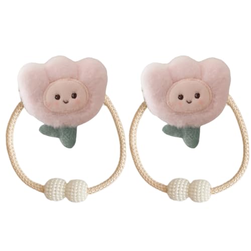 ZOKJSW 2 pcs Blumen Vorhanghalterung Vorhang Krawatte Cartoon Vorhang Clip Krawattenseil Vorhang Halterung Vorhang Clip 3D Tulpe Kinderzimmer Dekoration von ZOKJSW