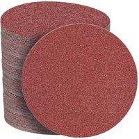 123 mm Schleifscheiben, Schleifpapier mit 120er-Körnung, 100 Stück, ohne Löcher, Schleifscheibe für Exzenterschleifer von ZOLGINAH