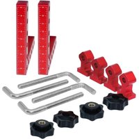 14 cm Winkelklemmen – 90-Grad-Positionierungswinkel für sichere und präzise Holz- und Schweißarbeiten (rot, 2er-Pack) von ZOLGINAH