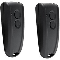 2 Stück 433 MHz Garagentor-Fernbedienung, kompatibel mit RSE2 RSC2, 2 Tasten, kabellose Rolltor-Fernbedienung von ZOLGINAH