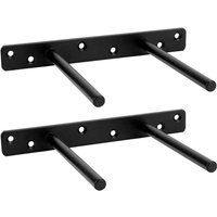 2 Stück T-förmige Wandregalhalterungen, unsichtbare Regalträger, unsichtbare Regalbefestigungen, geeignet für die Wandmontage in Küche oder Wohnzimmer 2 Stück T-förmige Wandregalhalterungen, unsichtbare Regalträger, unsichtbare Regalbefestigungen, geeignet für die Wandmontage in Küche oder Wohnzimmer von ZOLGINAH