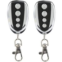 2er-Pack 433 MHz Universal-Fernbedienung für Garagentore und Tore mit vier Kanälen – idealer Ersatz von ZOLGINAH